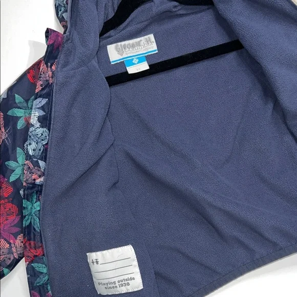 Columbia Multicolor Floral Hooded Jacket - Picture 7 of 13